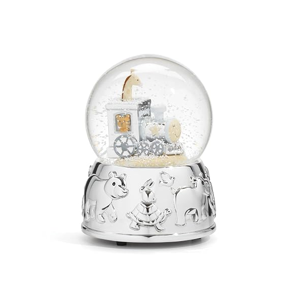 Animal Train Silverplate Snow Globe Carats Mcallen, TX