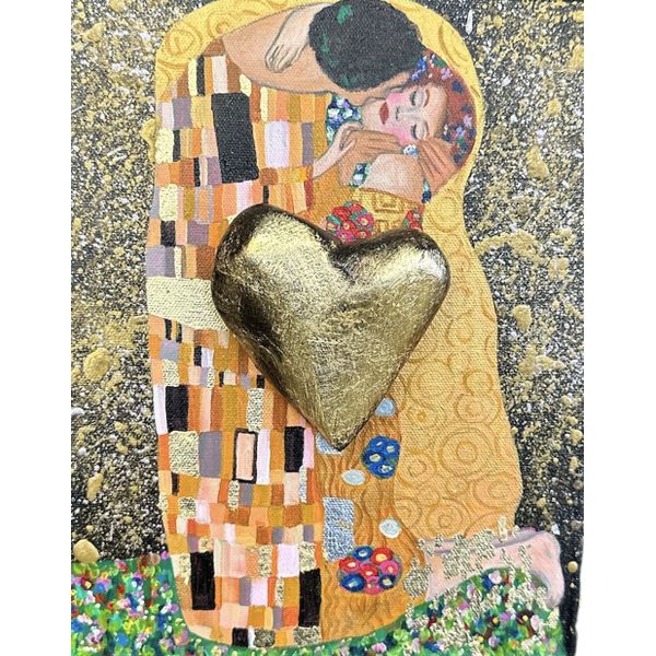 Dania's Golden Heart art inspired in famous masterpieces 8