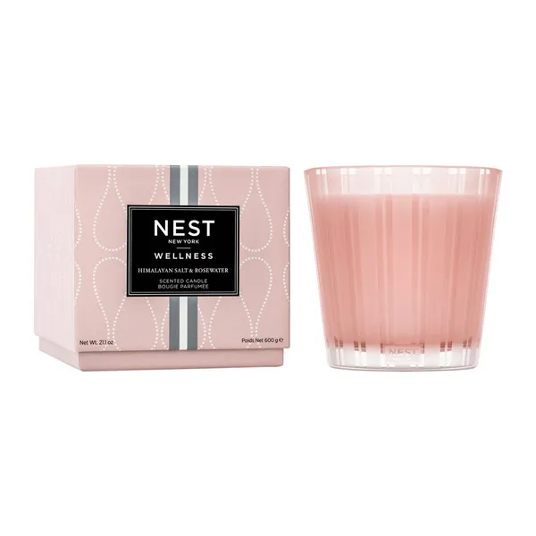 Nest 3-Wick Candle 21.1oz Himalayan Salt & Rosewater Image 2 Carats Mcallen, TX