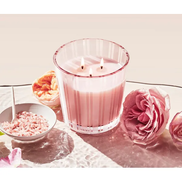Nest 3-Wick Candle 21.1oz Himalayan Salt & Rosewater Carats Mcallen, TX