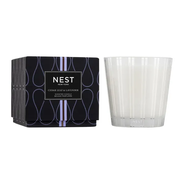 Nest 3-Wick Candle 21.1oz Cedar Leaf & Lavender Carats Mcallen, TX