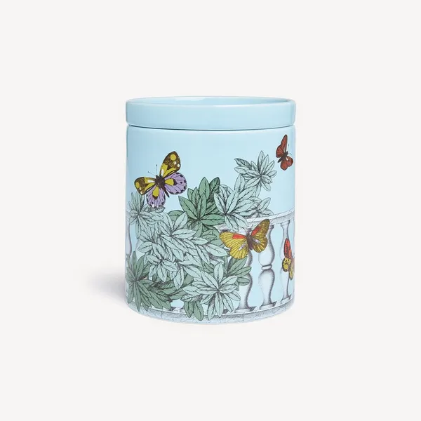NEL MENTRE Large scented Candle - Farfalle e balaustra Décor - Giardino Segreto Fragrance Image 2 Carats Mcallen, TX