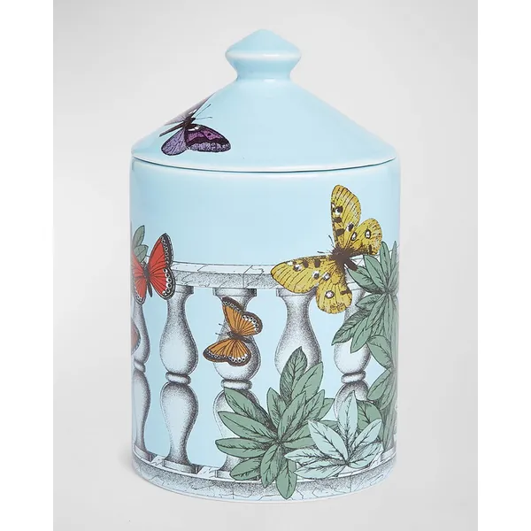 SE POI Scented Candle - Farfalle e balaustra Décor - Giardino Segreto Fragrance Carats Mcallen, TX