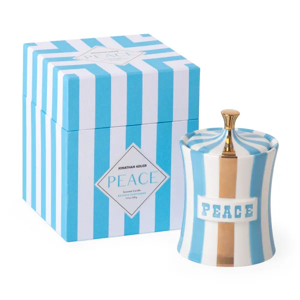 Jonathan Adler Vice Candle-Peace-Blue Carats Mcallen, TX
