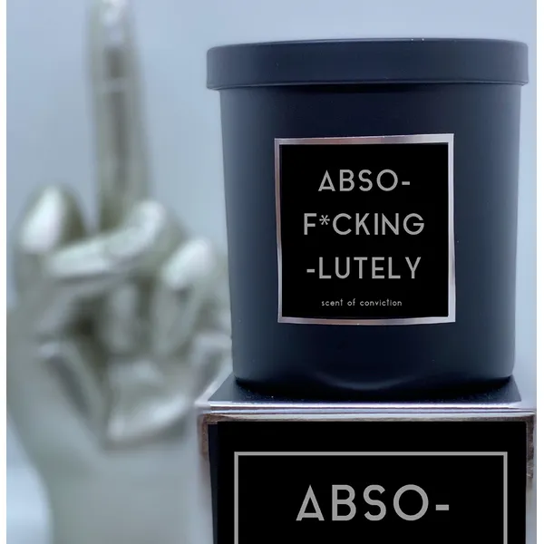 Abso-F*cking-Lutely Scent to Conviction Candle Carats Mcallen, TX