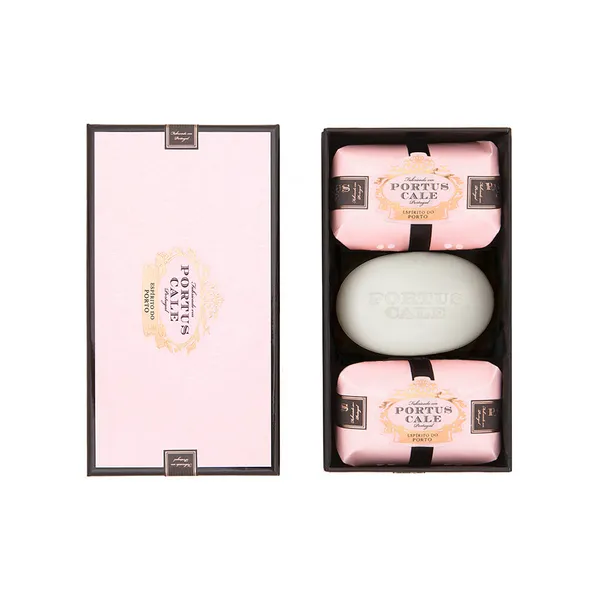 Portus Cale Rose Blush 3x150g Soap set Carats Mcallen, TX