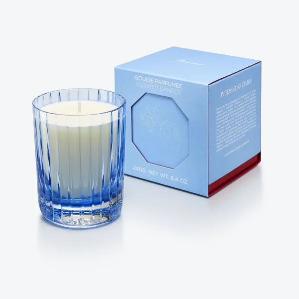Baccarat 4 Element Scented Candle Blue Ivresse Des Cimes Carats Mcallen, TX
