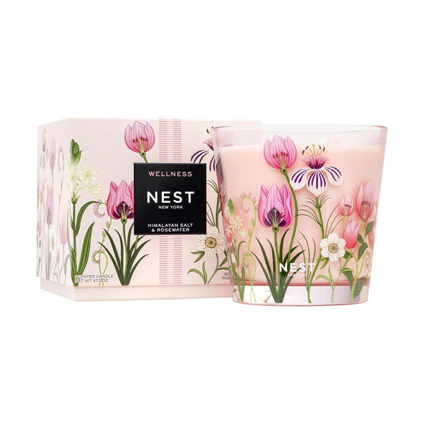Nest Specialty Luxury Candle Himalayan Salt & Rosewater Carats Mcallen, TX