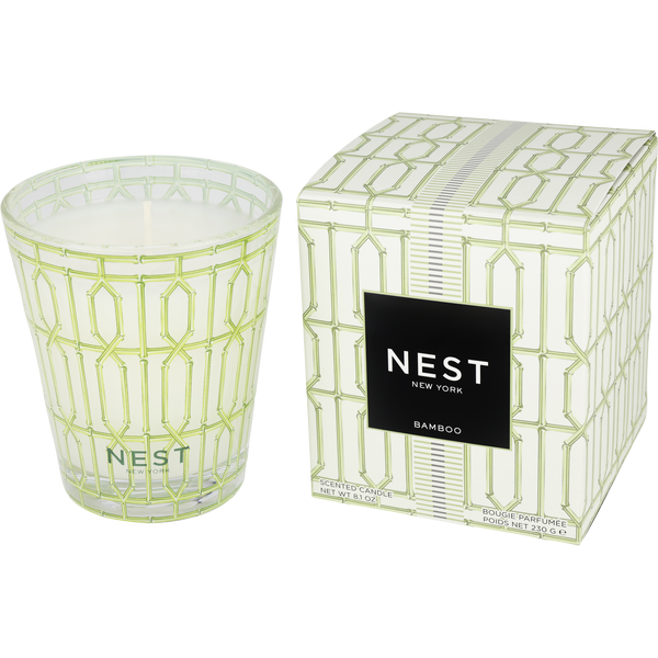 NEST Decorative Bamboo Candle 8.1 oz, 1-wick Carats Mcallen, TX
