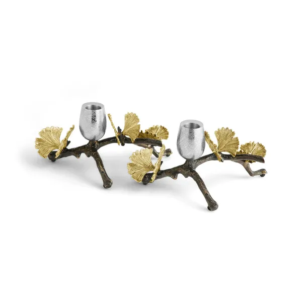 Michael Aram Butterfly Ginkgo Low Candleholders Carats Mcallen, TX