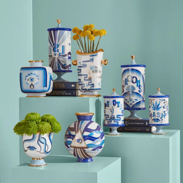 Jonathan Adler Druggist Tall Vase Image 3 Carats Mcallen, TX