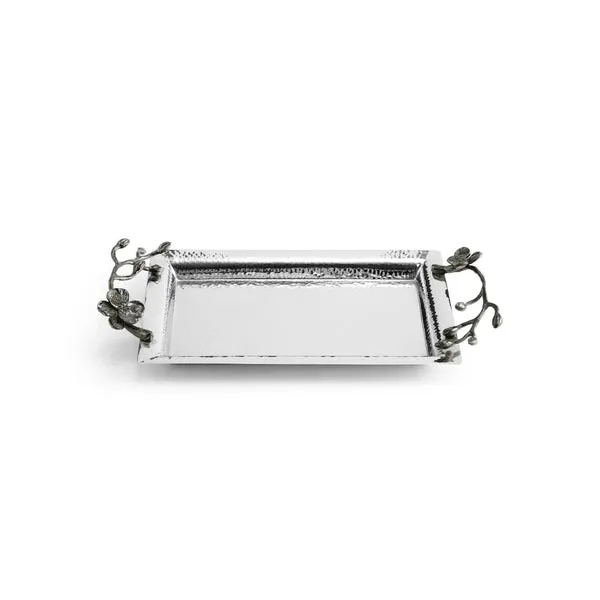Michael Aram Black Orchid Mini Steel Tray Carats Mcallen, TX