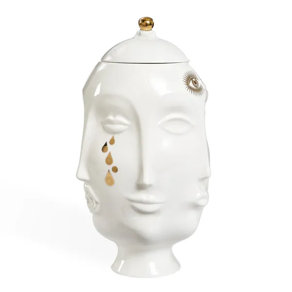 JONATHAN ADLER GILDED  MUSE FRIDA VASE Carats Mcallen, TX
