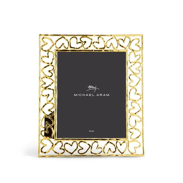 Michael Aram Heart Photo Frame Gold 8x10 Carats Mcallen, TX