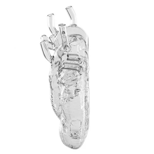 Love in Bloom Glass Heart Vase Image 2 Carats Mcallen, TX