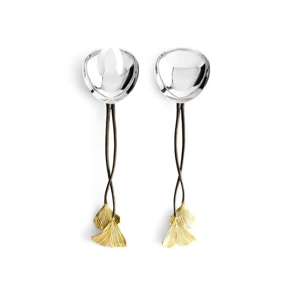 Michael Aram Golden Ginkgo Serving Set Carats Mcallen, TX