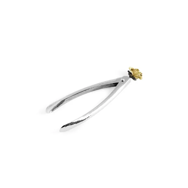 Michael Aram Butterfly Ginkgo Lock Spring Tongs - Large Carats Mcallen, TX