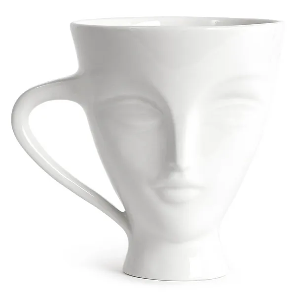 Jonathan Adler GUILIETTE MUG- WHITE Carats Mcallen, TX