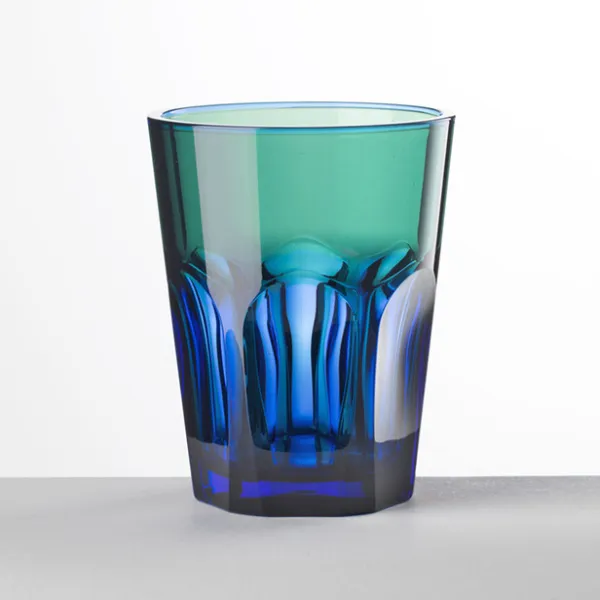 Mario Luca Giusti Double Face Tumbler Blue/Green Carats Mcallen, TX