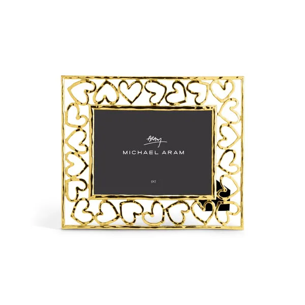 Michael Aram Heart Photo Frame Gold 5x7 Carats Mcallen, TX