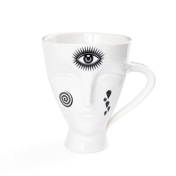Jonathan Adler Glided Muse Giuliette Mug-Noir Carats Mcallen, TX