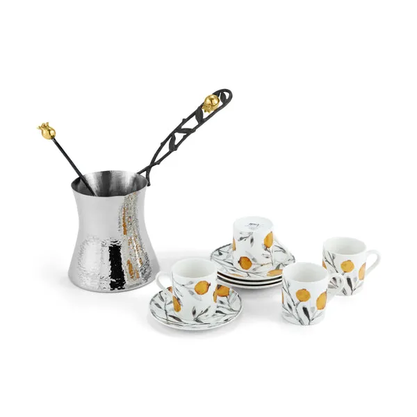 Michael Aram Pomegranate Coffee Pot & Demi Set Carats Mcallen, TX