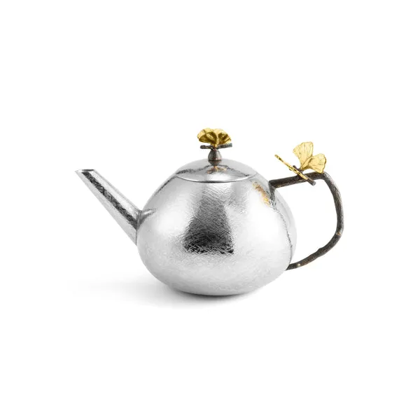 Michael Aram Butterfly Ginkgo Round Teapot Carats Mcallen, TX