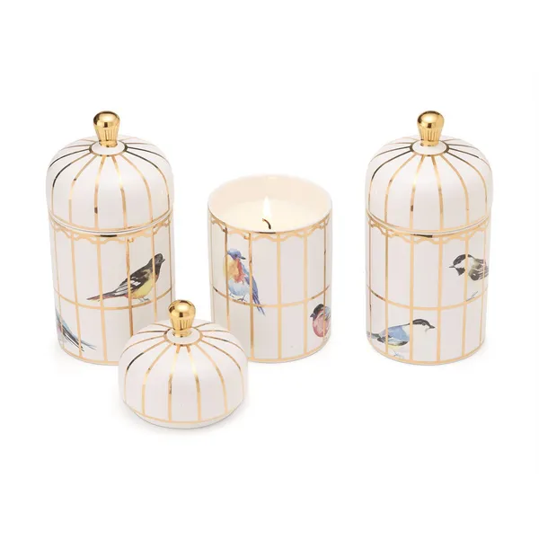 Gilded Cage Lidded Fill Candle Carats Mcallen, TX
