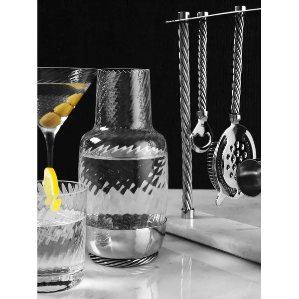 Michael Aram Twist Bedside Carafe/tumbler Image 2 Carats Mcallen, TX
