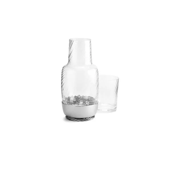 Michael Aram Twist Bedside Carafe/tumbler Carats Mcallen, TX