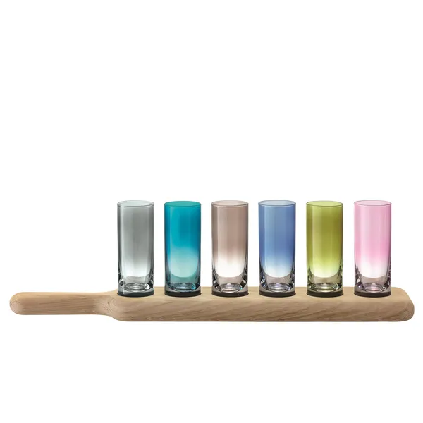 LSA Paddle Shot Set & Oak Paddle Assorted Colors Carats Mcallen, TX