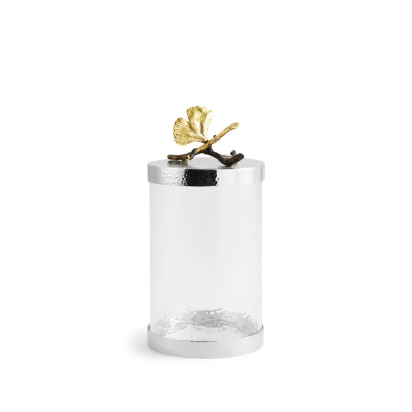 Michael Aram Butterfly Ginkgo Kitchen Canisters Medium Carats Mcallen, TX