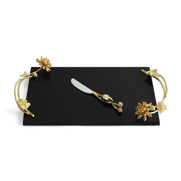 Michael Aram Dahlia Cheeseboard with Knife Carats Mcallen, TX