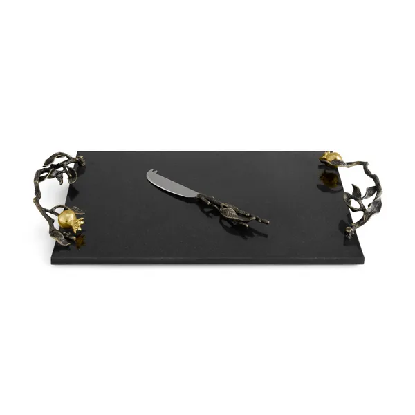Michael Aram Pomegranate Cheese Board with Knife Carats Mcallen, TX