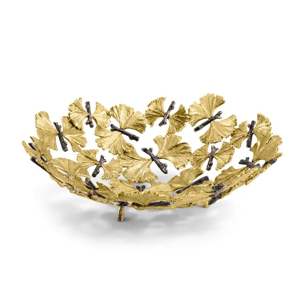 Michael Aram Butteryfly Ginkgo Bread Basket Carats Mcallen, TX