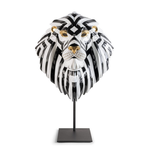 Lion Mask (Black-Gold) Carats Mcallen, TX