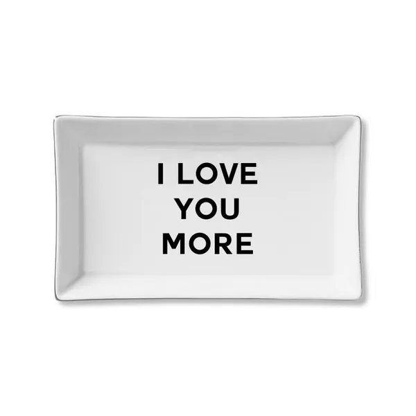 Ceramic Tray-I Love You More Carats Mcallen, TX
