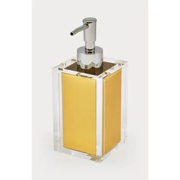 Lucite Lquid Soap Dispenser-Gold Carats Mcallen, TX