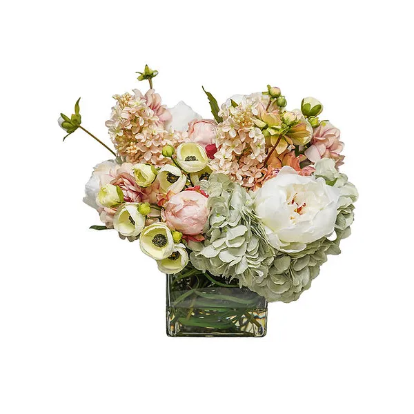 THE IVY GUILD PASTEL PEONY/ HYDRANGEA IN 6