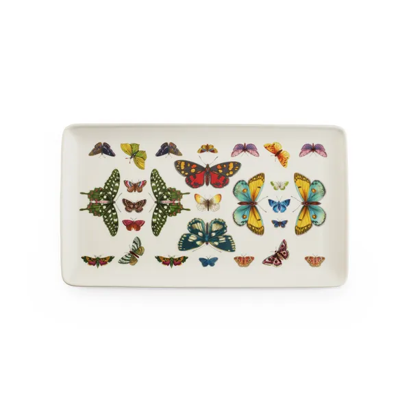 Accents White 13 Inch Rectangular Tray Carats Mcallen, TX