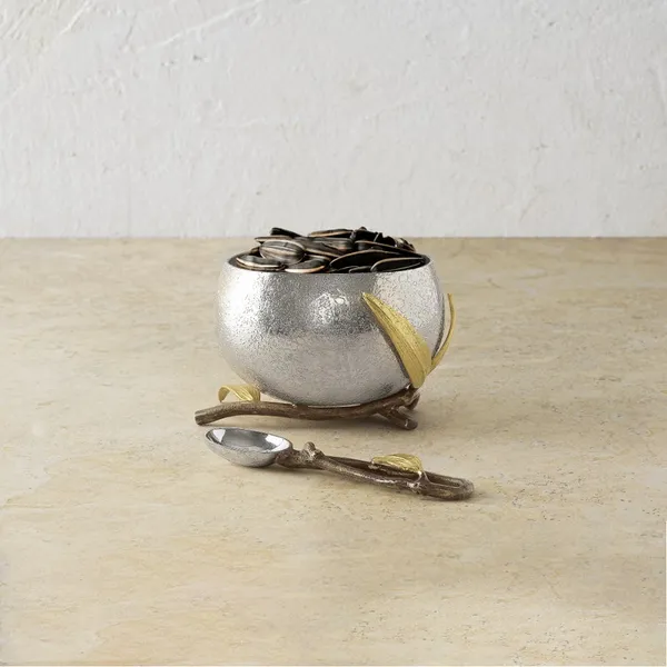 Michael Aram Zen Garden Nut Bowl W/Spoon Image 2 Carats Mcallen, TX