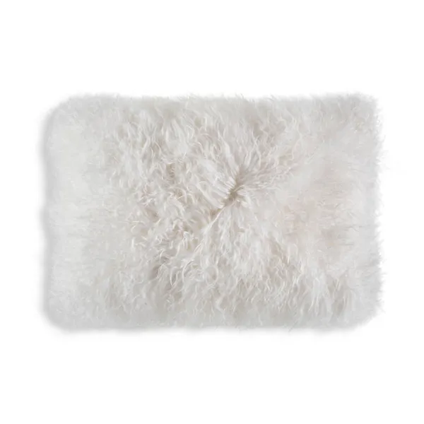 Cloud9 Luna Ivory Fur Lumbar Pillow Carats Mcallen, TX