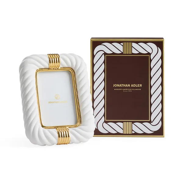 Jonathan Adler Geneva Frame White 8x10 Image 2 Carats Mcallen, TX