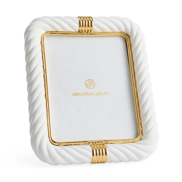 Jonathan Adler Geneva Frame White 8x10 Carats Mcallen, TX