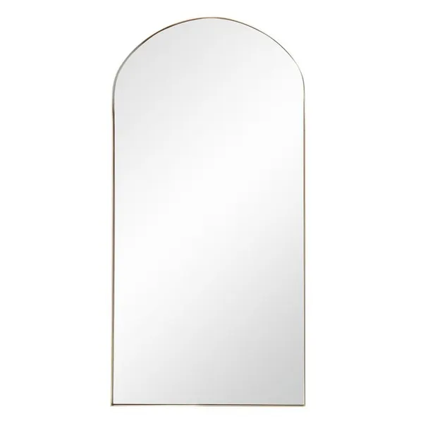 Style Craft Golden Arch Mirror Clear Non-Beveled Mirror with Metal Frame 24x48x2 Carats Mcallen, TX