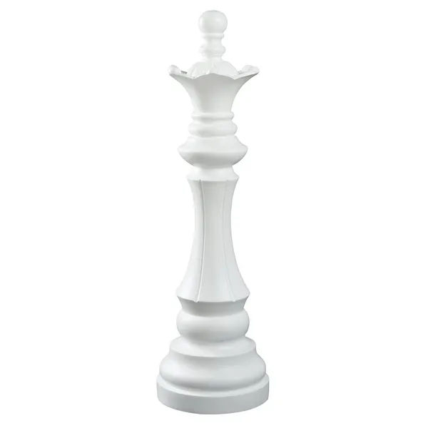 Harp & Finial Queen Chess Piece-White Carats Mcallen, TX