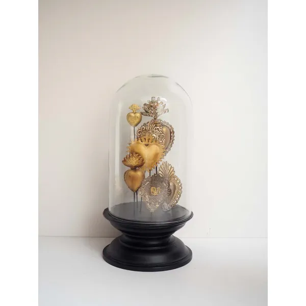 Chehoma Glass Round Dome with Ex-Voto Ornament Image 2 Carats Mcallen, TX