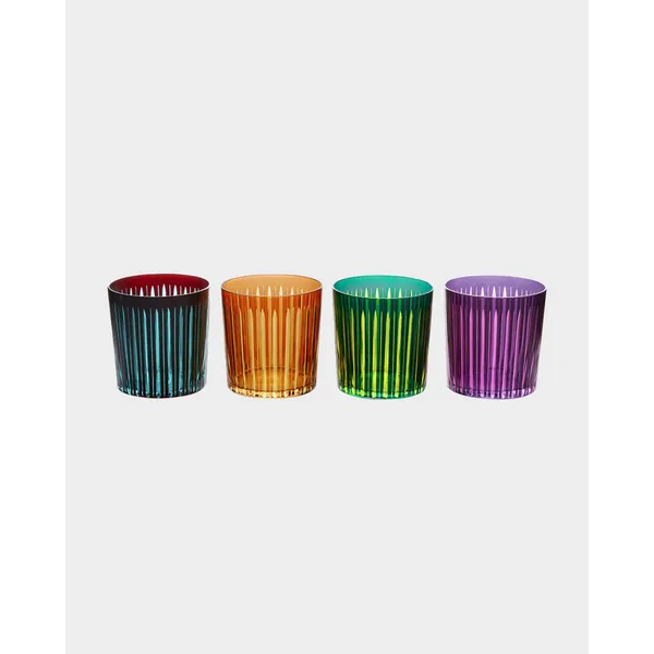 L'Objet Prism Double Old Fashioned Glasses (Set of 4) Carats Mcallen, TX