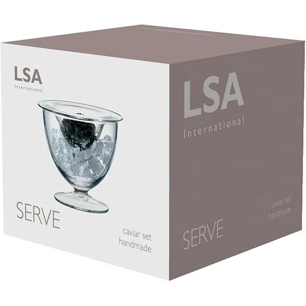 LAS Serve Caviar Set 5.75in Clear Image 3 Carats Mcallen, TX