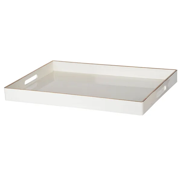 Mimosa Rectangle Tray White Carats Mcallen, TX